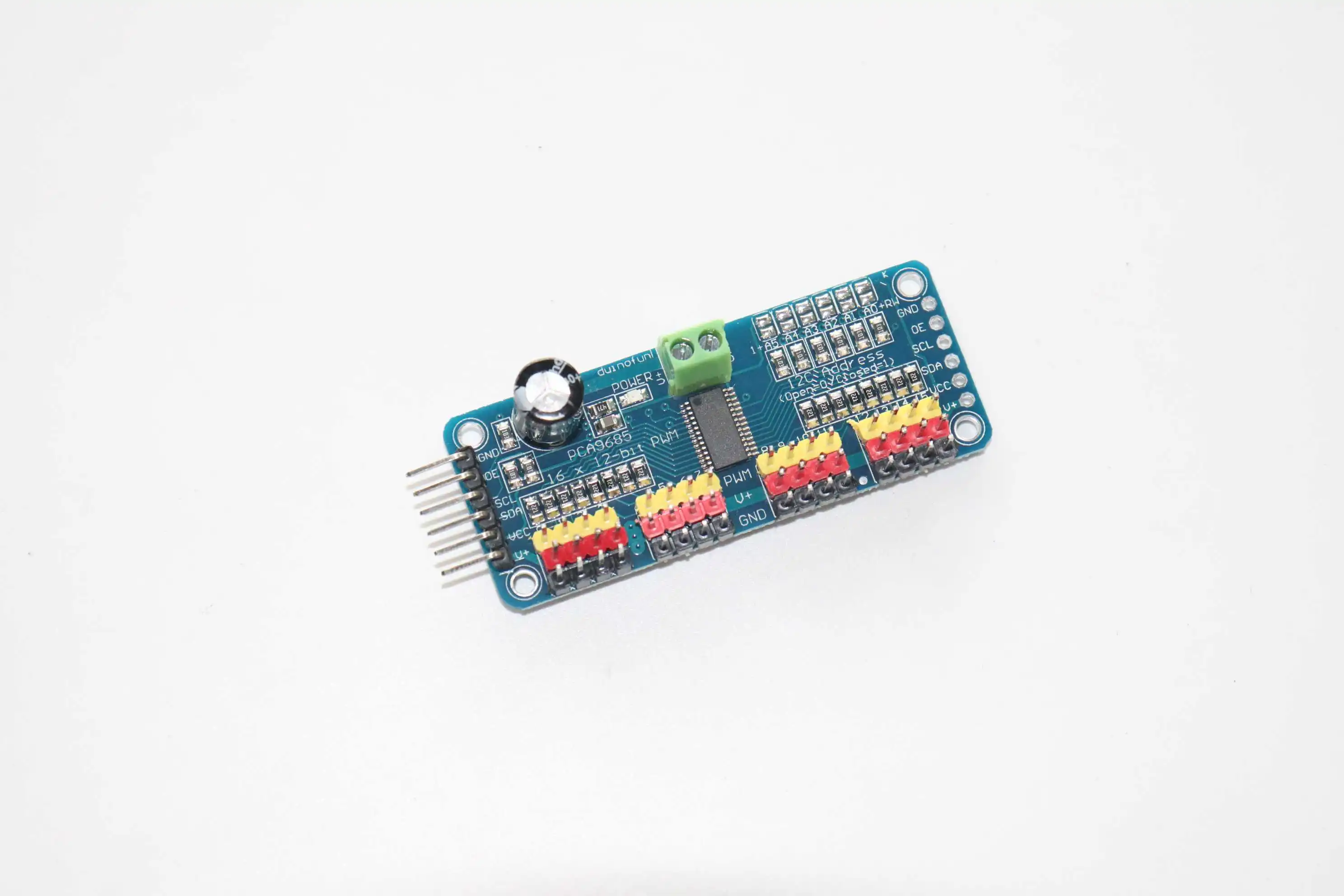PCA9685 16-канальный 12-битная ШИМ водитель серводвигателя I2C модуль для Arduino