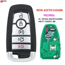 Fcc id: M3N-A2C93142600 5 botão inteligente remoto chave fsk 902mhz id49 para ford edge fusion 2017 2018 explorador expedição 2018 2019