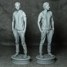 

1/24 75mm 1/18 100mm Resin Model Kits Handsome Guy Figure Unpainted No Color RW-517