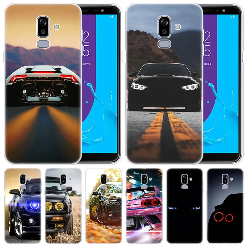 

luxury Soft Silicone Case Super sports car for Samsung Galaxy J8 J7 J6 J4 J2 2018 Core J3 2016 J5 2017 EU J4 Plus J7 Prime Cover