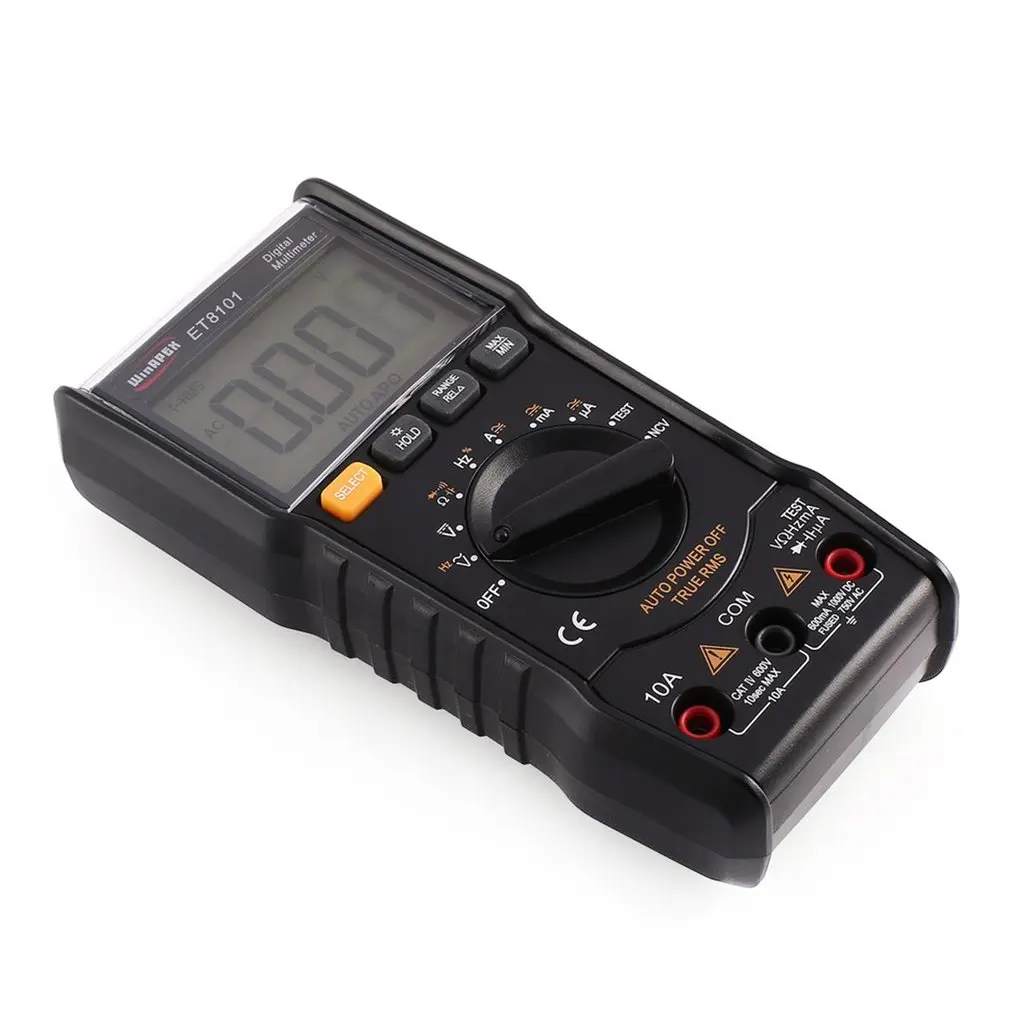 ET8101 Цифровой мультиметр 5999 отсчетов True RMS AC/DC Вольт Ампер Ом Емкость Частота NCV диод тестер непрерывности