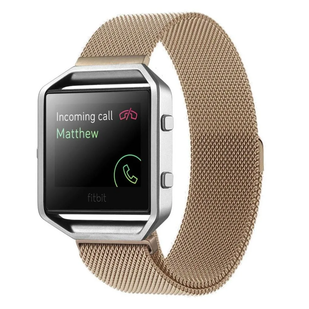 Milanese Loop Straps For Fitbit Blaze Band Strap 23mm Stainless Steel Watch Band Bracelet For Fitbit Blaze Frame Correa Wrist