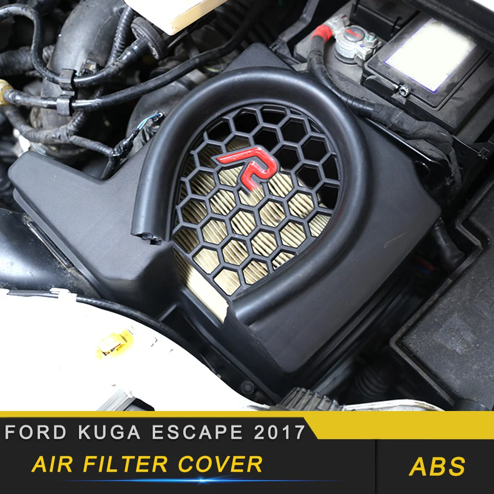 

For Ford KUGA Escape 2017 2018 Car Styling Air Filter Cover Vent Box Cover Accessories