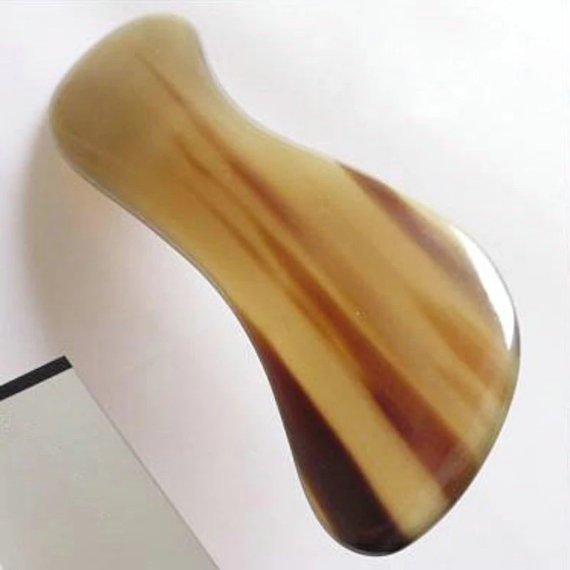 Gua sha инструмент натуральный белый вода рога хорошее бритье лица красота соскабливание Массажная доска может быть использован для добавления акупунктуры