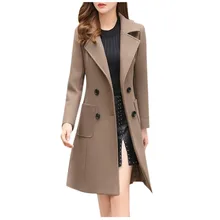 JAYCOSIN, Женское пальто, модное, женское, зимнее, с отворотом, на пуговицах, длинное, одноцветное, пальто, Элегантная куртка, тонкое, Женское пальто, верхняя одежда