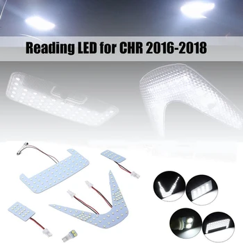 

for Toyota C-HR CHR LED Interior Reading Lights White LED Roof Light 102 LEDs 6000K Interior Signal Lamp Sticker