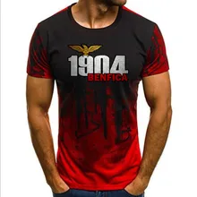 Мужская одежда, модная футболка, BENFICA 1904, Повседневная футболка с принтом, уличный стиль, 2019CCZC