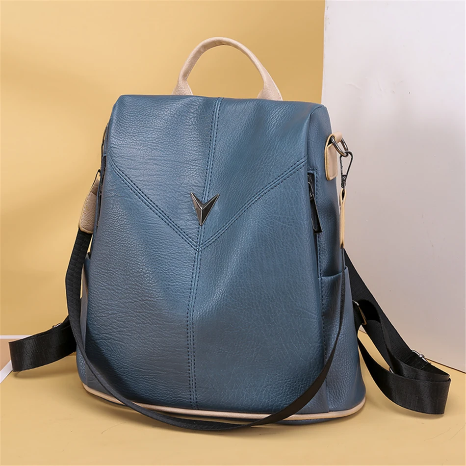 Элегантные женские рюкзаки с защитой от кражи Mochila Feminina, повседневные школьные сумки через плечо для женщин, водонепроницаемый рюкзак для путешествий