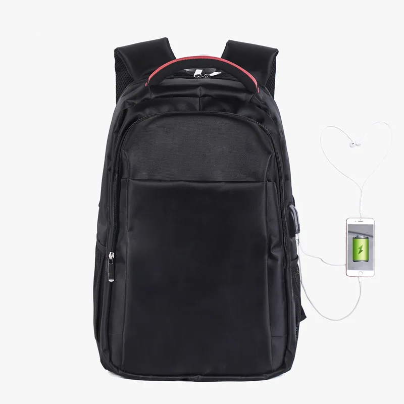 

2019 New Style USB Laptop Backpack Business Backpack Peak Season Hot Selling Thick Fabric Bulk