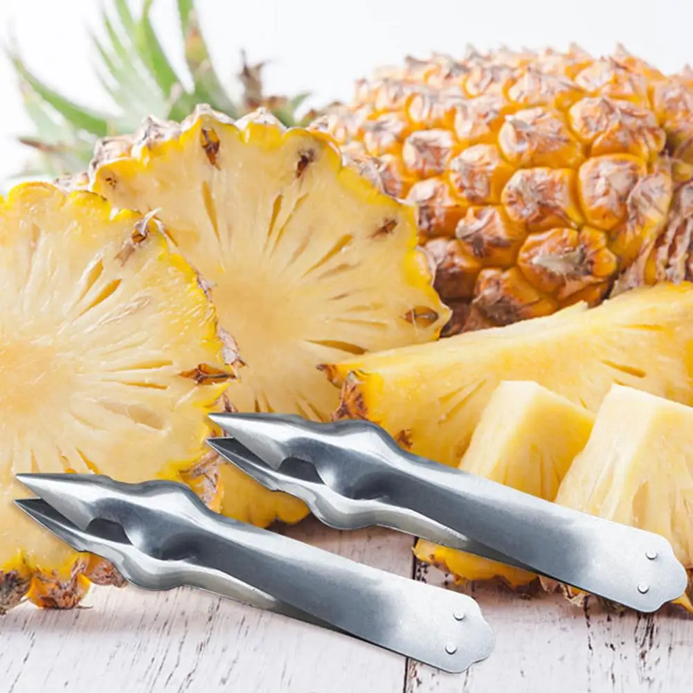 Pineapple Eye Remover Clip Fruit Core Seed Peeler Slicer Tongs Kitchen Utensil Kitchen Tools Kitchen Supplies YHCWJZP Pineapple Eye Remover 