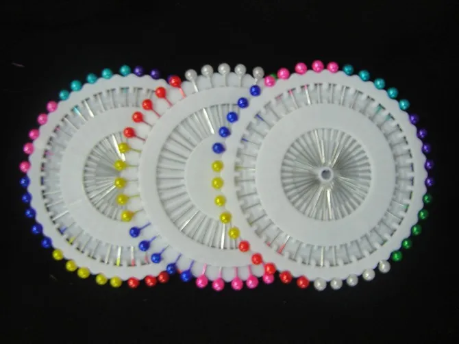 

Muslim Gauze Kerchief Accessories Scalp Acupuncture Needle Office Only Needle Pin Multi-color a Plate of 40 Wholesale