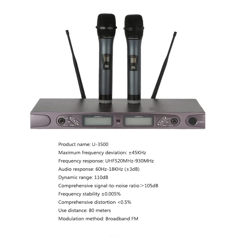Professional UHF Home Karaok Handheld Microphone