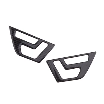 

2pcs Carbon Fiber Black Interior Door Seat Shift Panel Trim Decor Fit for Mercedes Benz W204 2007 2008 2009 2010 2011 2012 2013