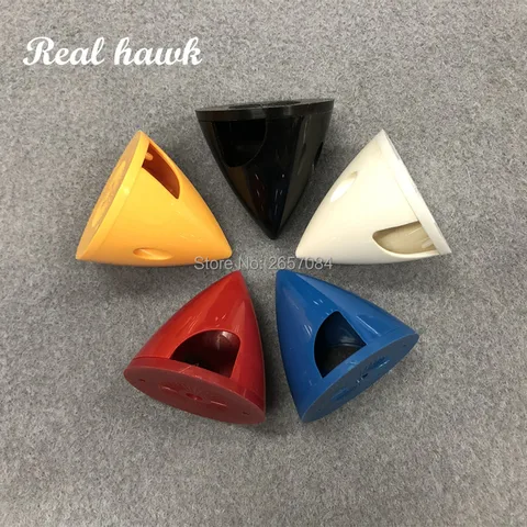 5 Colors 75mm 3in NEW RC Models Plastic 2 Blades Propeller Spinner For RC airplane Aircraft Aeromodelling Parts title=