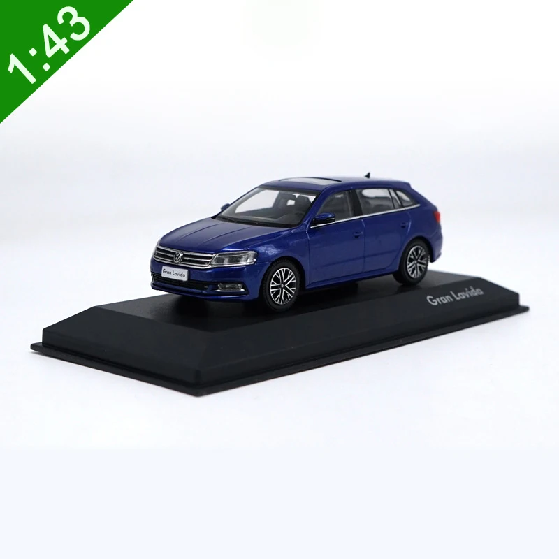 1:43 VW Gran Lavida сплав модель автомобиля статические высокой моделирования металлические модельные автомобили с оригинальной коробкой - Цвет: Blue