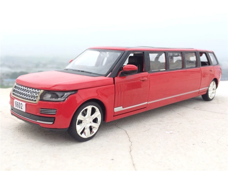 Удлиненная модель автомобиля 1:32 из литая под давлением игрушки тянущийся