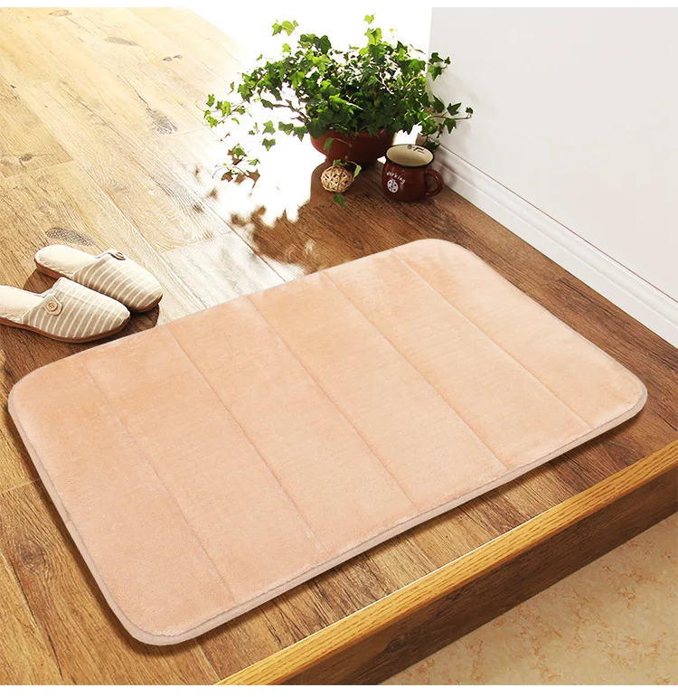 Memory Foam Противоскользящий водопоглощающий гигиенический коврик толстый дверной коврик для ванной комнаты спальни гостиной коврик
