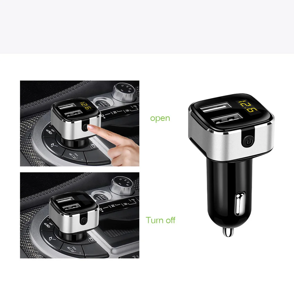 1 шт 12 V-24 V 15,5 W Автомобильное зарядное устройство с двойным Порты usb Зарядное устройство адаптер-разветвитель HDMI конвертер 5V 3.1A автомобиля Напряжение диагностировать Дисплей