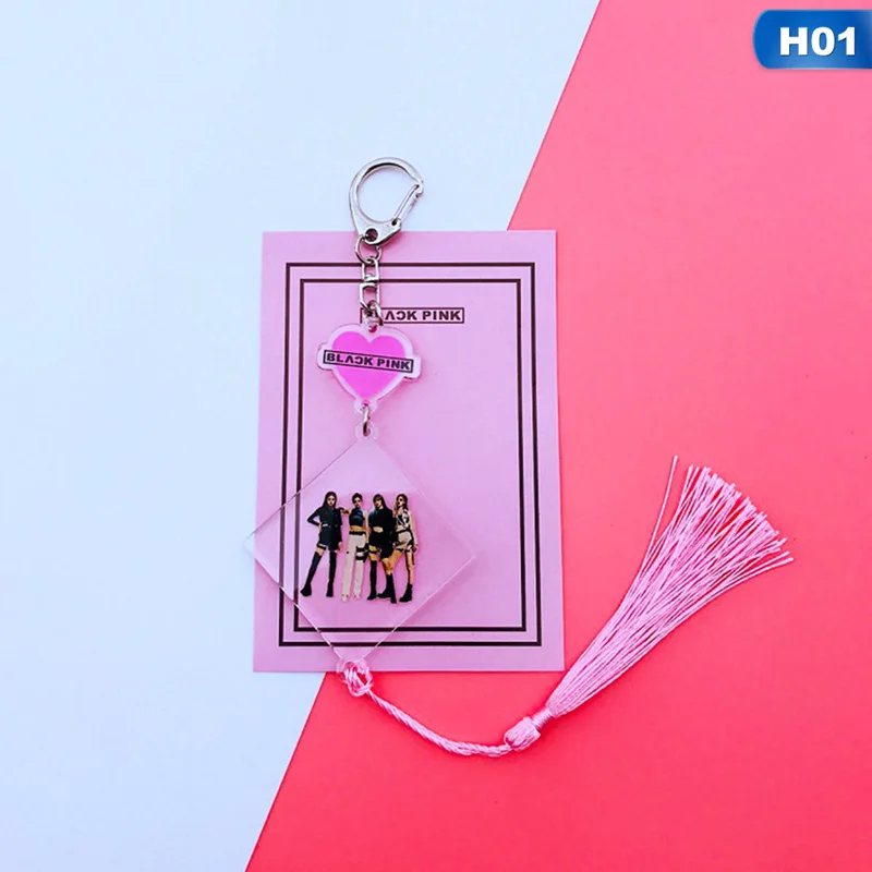 KPOP GOT7 TWICE SEVENTEEN X1 EXO BLACKPINK NCT TXT с бахромой ключ крепежный набор брелок Подвеска Брелок Новинка