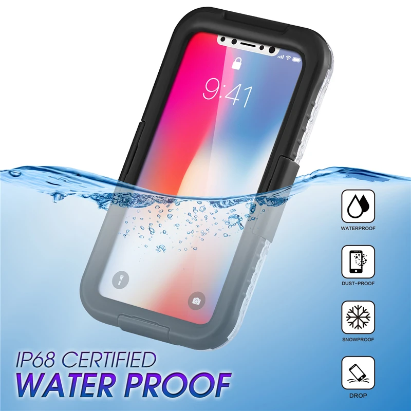 

Водонепроницаемый Чехол IP68 для Motorola E6i E7 G8 Power Lite G9 Play, чехол с полной защитой, противоударный чехол для Moto E6s G50 G30, чехол
