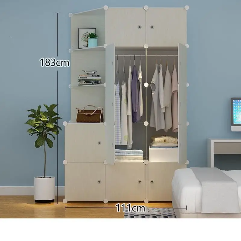 Guardaroba Ropero комод для Armario Armoire Rangement шкаф для хранения Mueble De Dormitorio мебель для спальни шкаф - Color: Version I