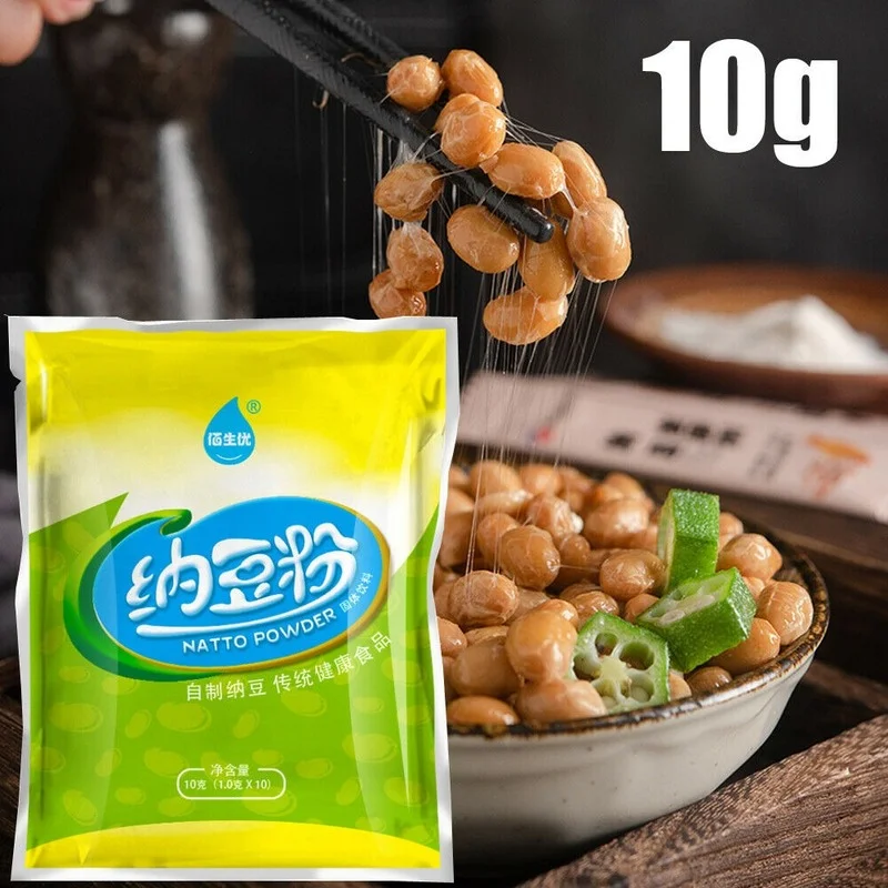 10g Active Natto Powder Bacteria Starter Fermentation Agent Maker Baking Machine Accessories | Дом и сад