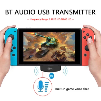 

Mini USB Type-C Dongle Bluetooth Headset Adapter Gamepad Console Audio Receiver Classic Gaming Accessaries Supplies Parts