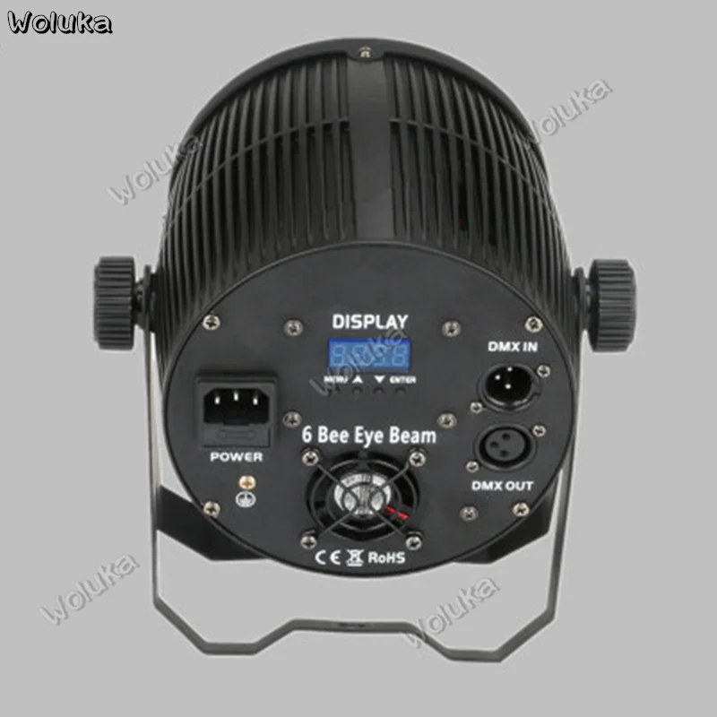 Six LED lamp beads bee eye par light disco stage light moving head light bar beam light ktv colorful flash CD50 W03