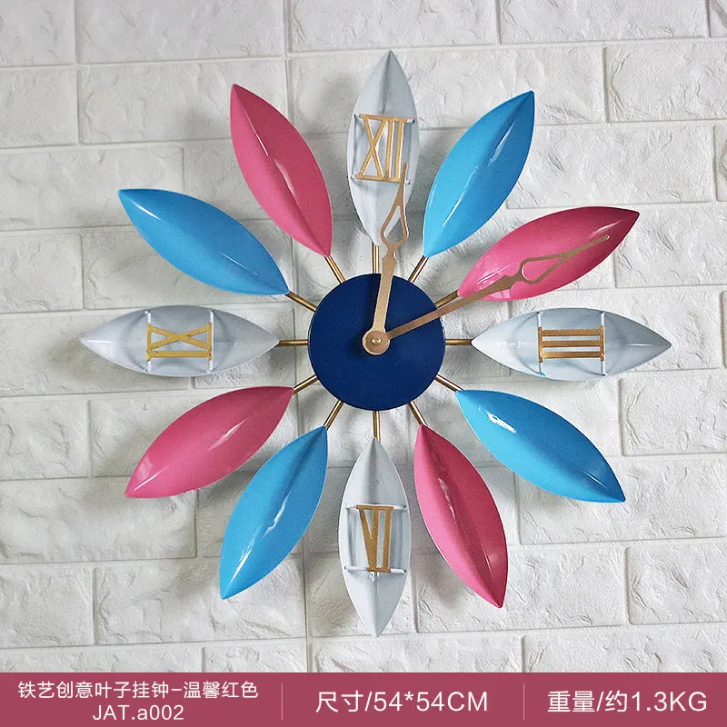 Vintage Creative Wall Clock Brief Design Wood Silent Stylish Wall Clock Vogue Wandklokken Living Room Art Decor Hot SS60WC - Color: F