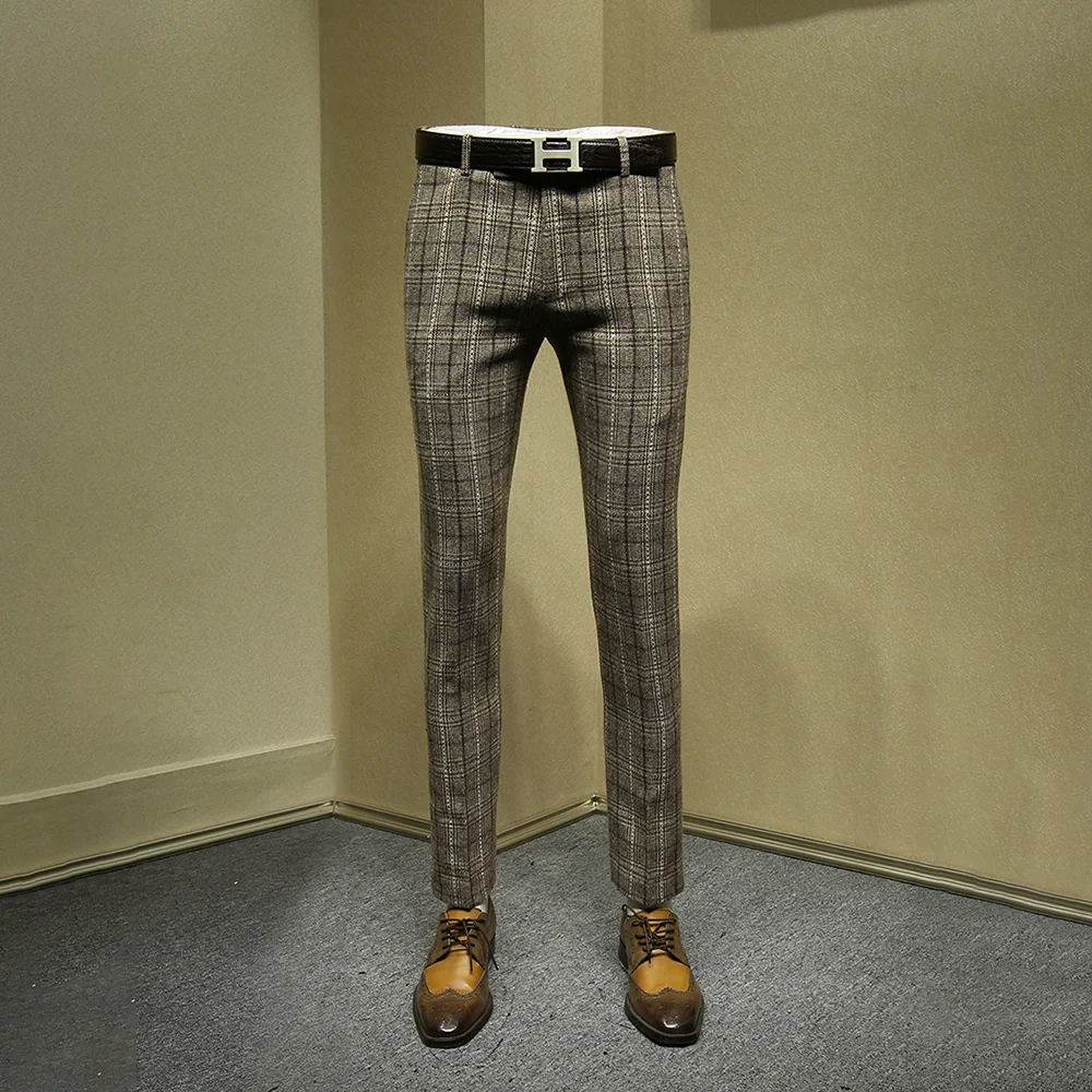 slim fit khaki dress pants