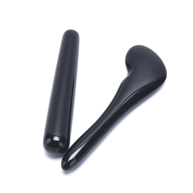 New Natural Obsidian Tendon Plucking Stick Facial Eye Acupoint Pen Beauty Tool