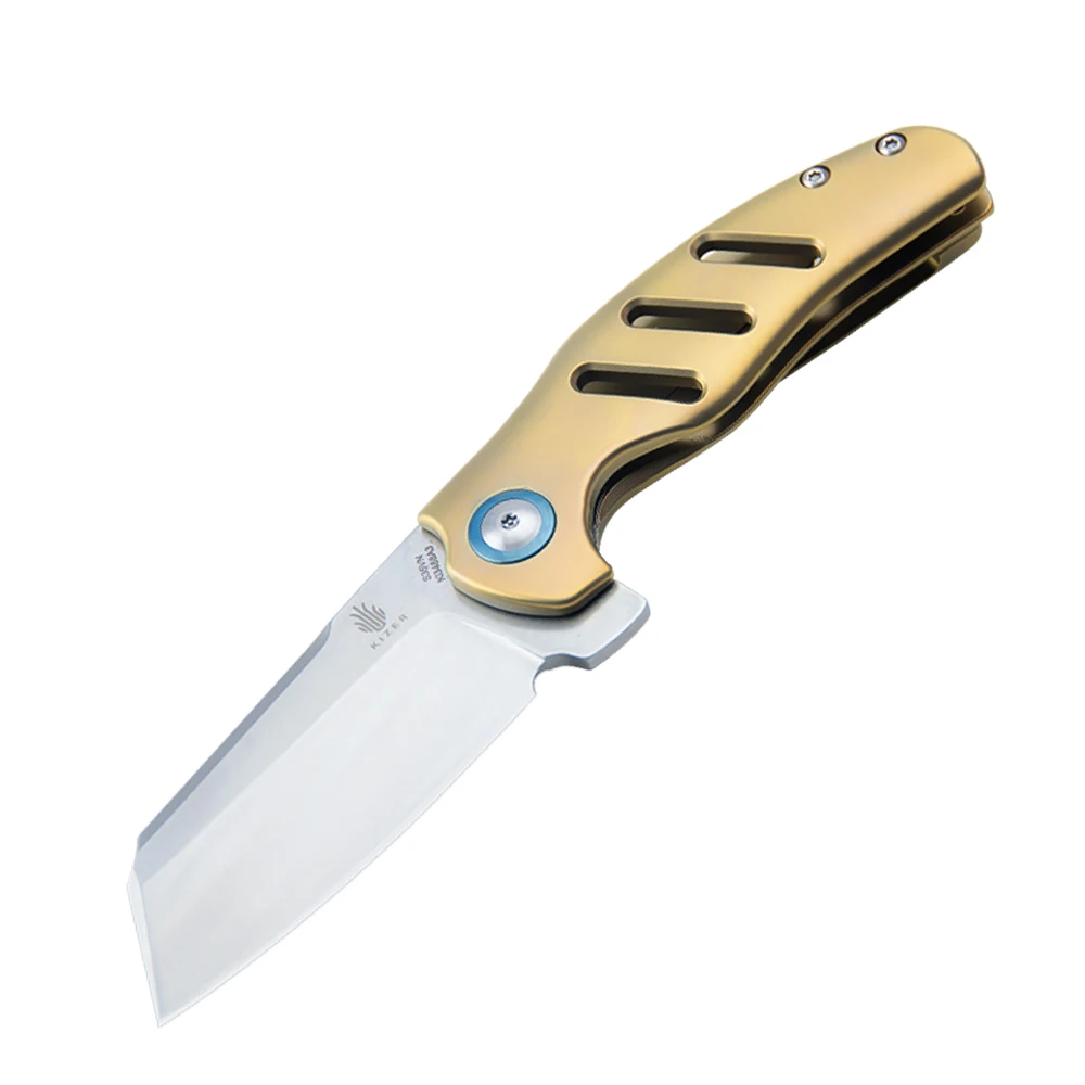 Kizer складной нож титановый нож Мини овчарка KI3488A3 высокое качество EDC ручные инструменты