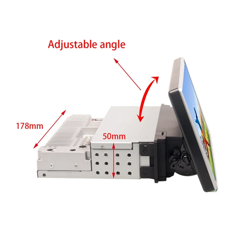 Top 10.1 Inch Zoll 8-Core 1 DIN Android 8.0 Stereo Autoradio Bluetooth GPS Navi DAB+ Wifi 4