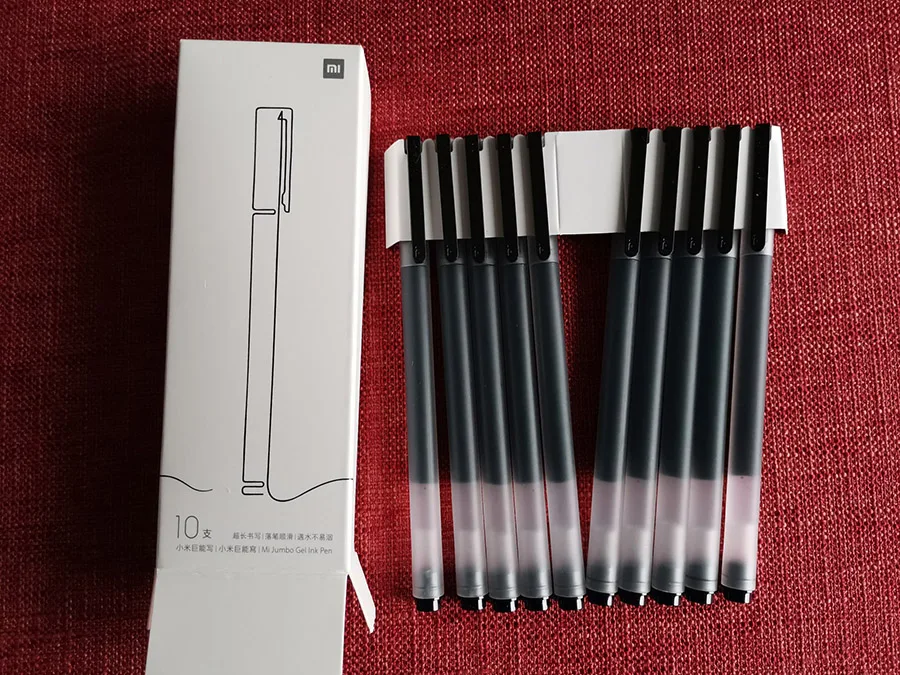 10pcs Original Xiaomi Pen Mijia Super Durable Writing Sign Pen 0.5mm Signing Pens Smooth Switzerland Refill MiKuni Japan Ink (16)