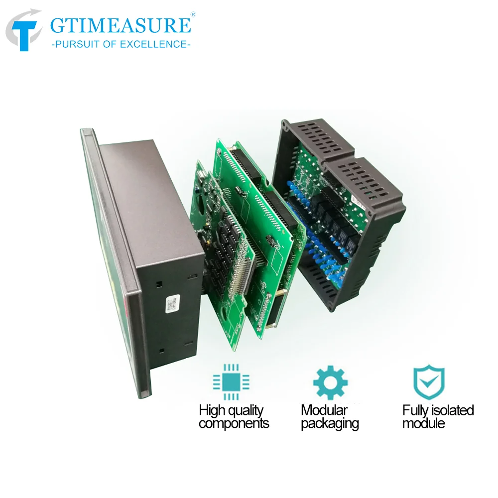 Multichannel Data Logger Recorder Chart Data Curve Storage Temperature Pressure Humidity Current Voltage Datalogger 16 Channels