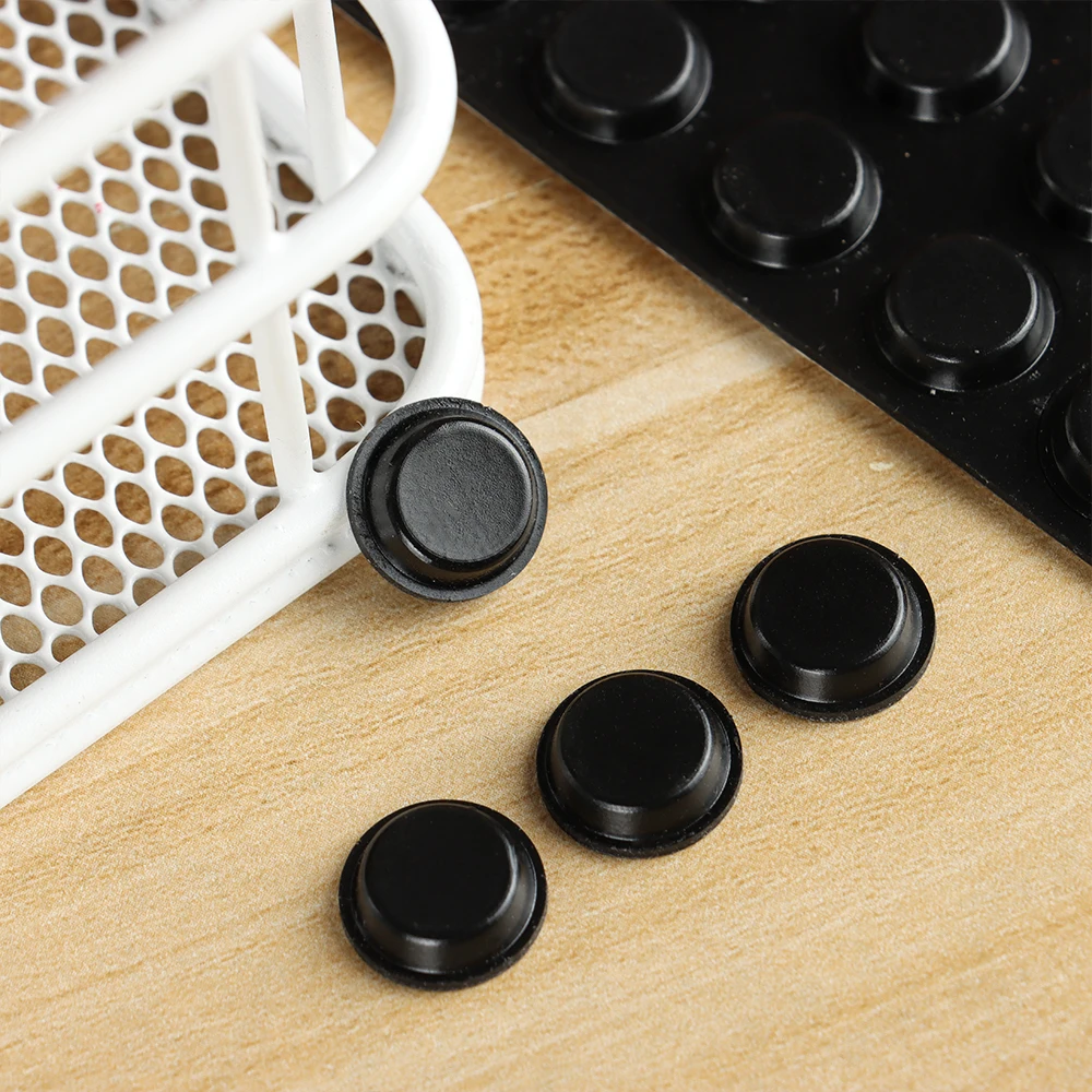 Self-Adhesive Silicone Rubber Plastic Round Feet Pads Electrical Appliances Furniture Anti Slip Mat silicone anti slip mat furniture foot mats furniture foot pads rubber furniture feet pads furniture feet