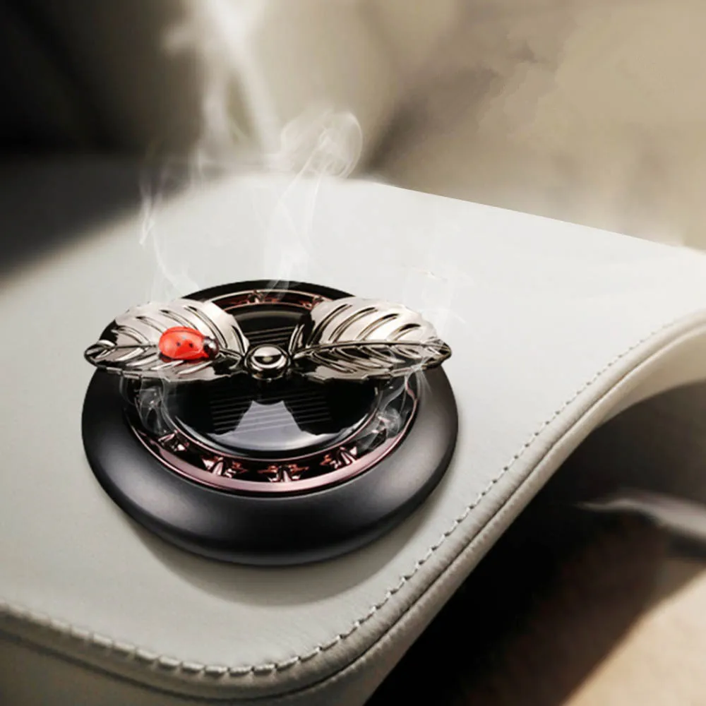 Car Aromatherapy Air Perfume Ornament Solar Solid Fragrance Interior Decoration Auto Smell Essential Oil Car Diffuser Perfume
