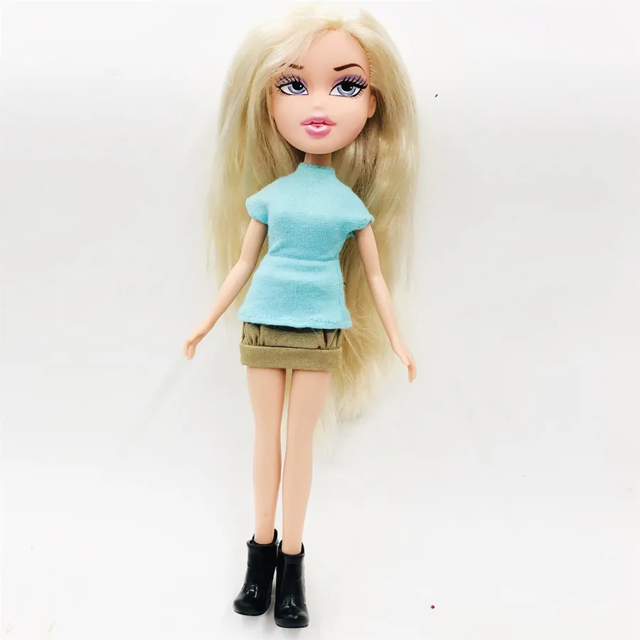 Новинка 23 см оригинальная модная фигурка оригинальная Кукла Bratz YASMIN красные волосы красивая игрушка лучший подарок для ребенка - Цвет: Розовый