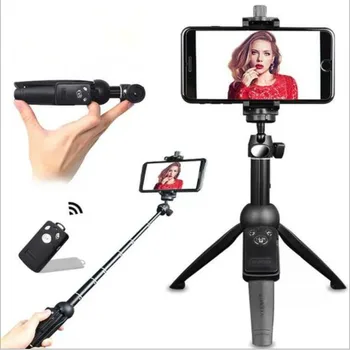 

Wireless Bluetooth Selfie Stick Portable Foldable Tripod Handheld Monopod for IPhone XR Samsung Gopro Hero 7 6 Yi Cam