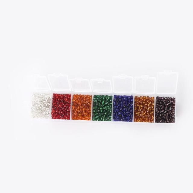 Making Kit Czech Glass Seed Beads Box Set Lobster Clasps Beading Cord For DIY Earring Bracelet Necklace Jewelry Making