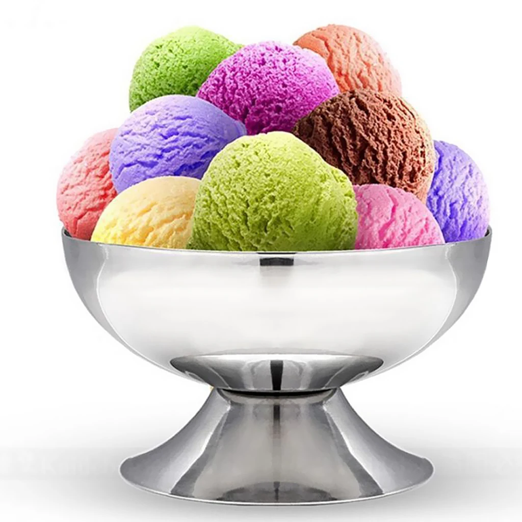 

Goblet/Footed Ice Cream Cup Fruit Salad Bowl Dessert Containers