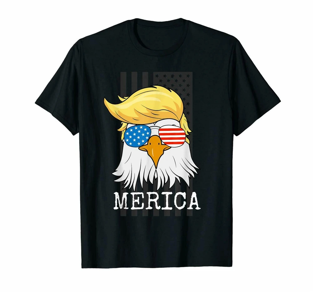 Черная Мерика Белоголовый орел 4 июля Трамп американский флаг Забавный подарок