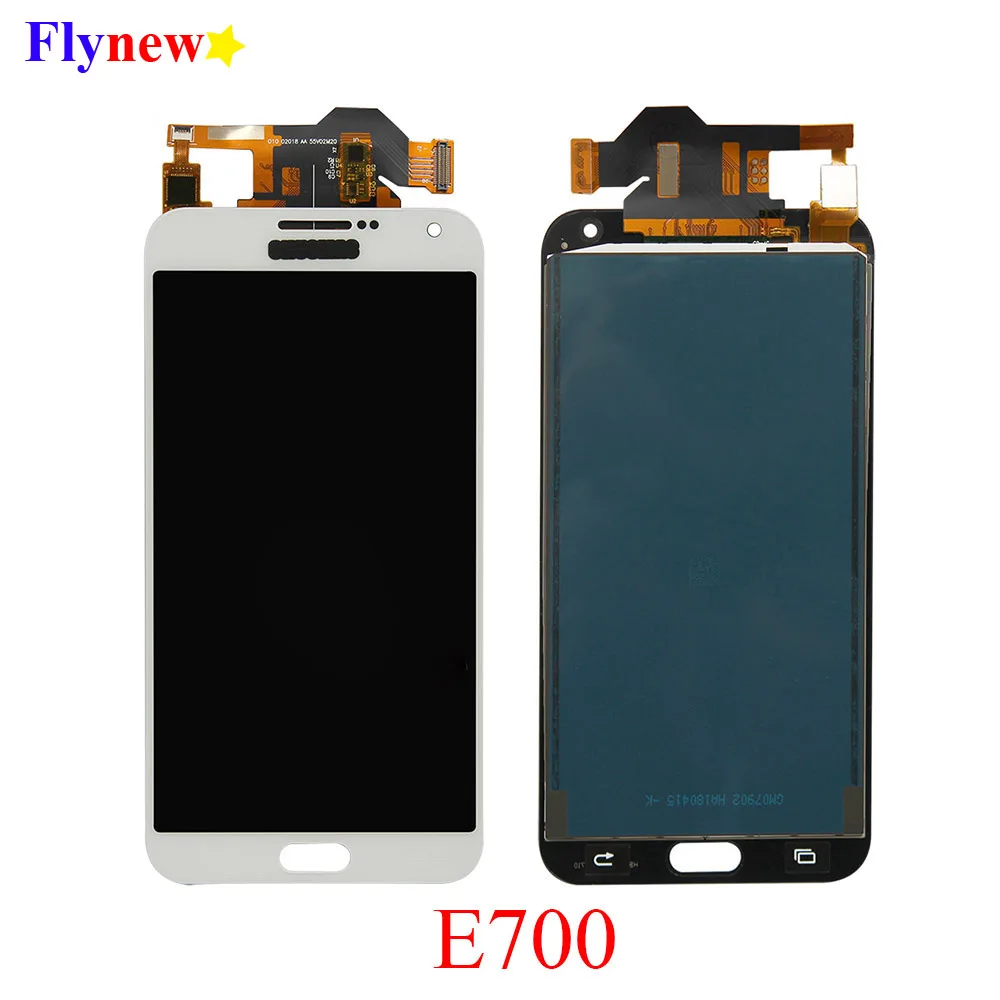 

LCD Dispaly For Samsung Galaxy E7 Touch Screen E700 SM-E700F E7000 E7009 E700FDigitizer Sensor Tela + Panel Monitor Assembly