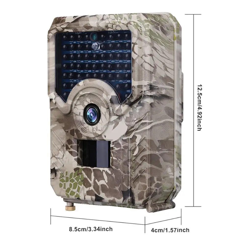 PR-200 камера для охоты 12MP 940nm ИК светодиодный IP56 Водонепроницаемая 18650 батарея Дикая камера ночного видения