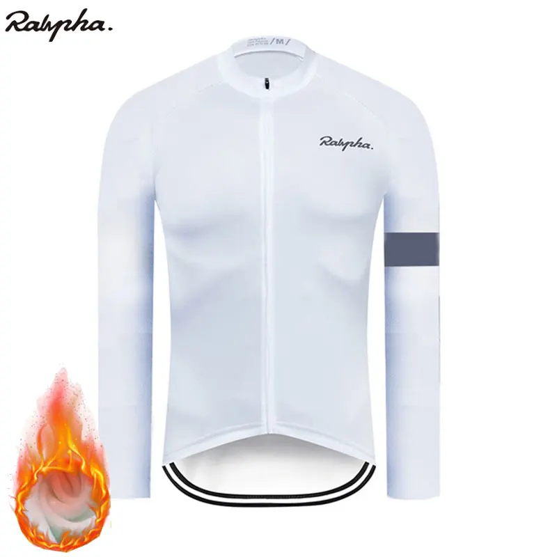 Fleece Raphaing Ropa ciclismo теплый зимний теплый флисовый мужской костюм Джерси велосипедный комбинезон флисовые триатлоновые колготки - Цвет: Fleece