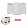 10-100PCS PM2.5 Anti Haze Mouth Mask Replaceable Filter-slice 5 Layers Non-woven Activated Carbon Filter Face Masks Gasket 4