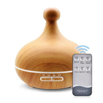

400ML Remote Control Ultrasonic Air Humidifier Essential Oil Diffuser Aroma Lamp Aromatherapy Electric Aroma Diffuser Mist Maker