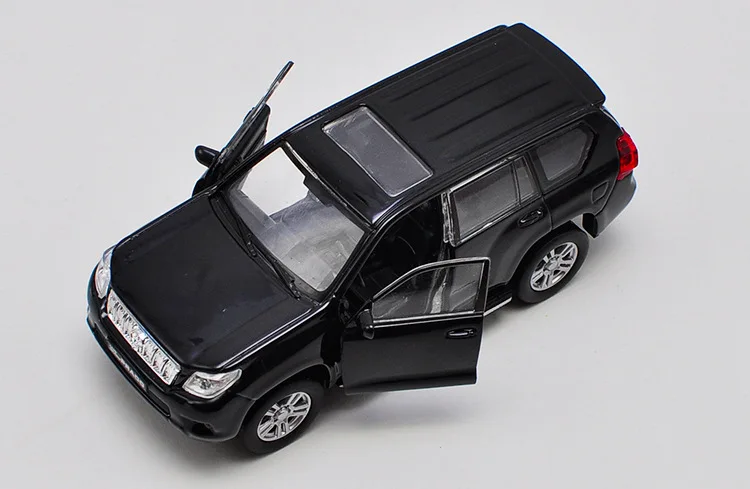 1:36 модель внедорожника из сплава Toyota Prado, имитация литья под давлением, детская Игрушечная модель автомобиля