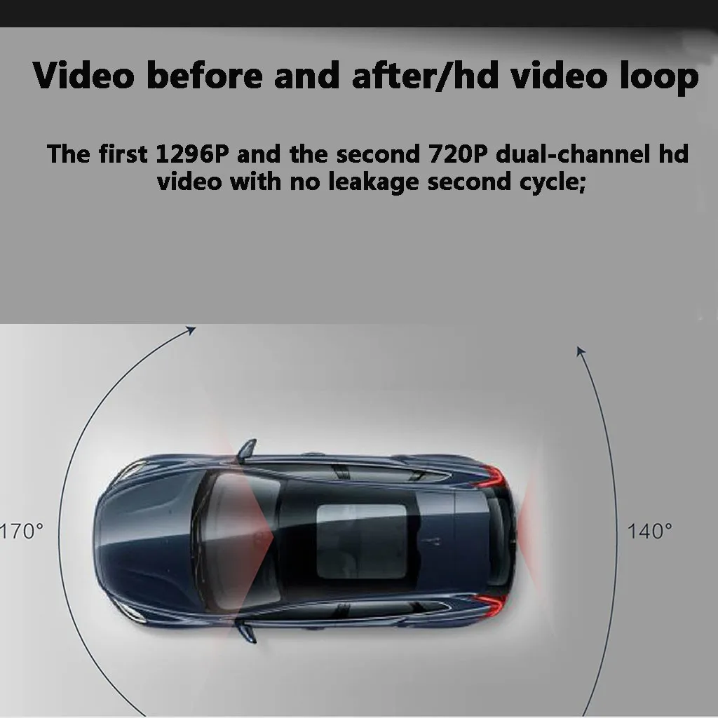 Full HD 1920X1080 Автомобильный скрытый рекордер для вождения Wifi ночного видения HD 360 градусов рекордер для вождения видео запись камера