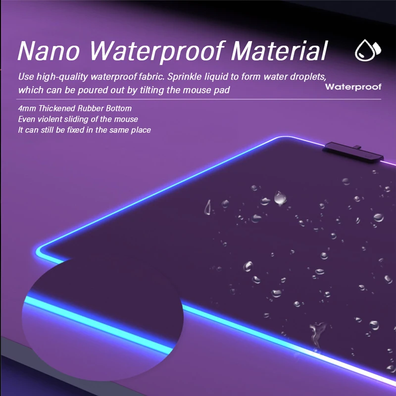 Anime Zero Two Big Breast Girl Rgb Mouse Pad Computer Led Gaming Mouse Pad Gamer Large Darling In The Franxx Keyboard Desk Mat Mouse Pads Aliexpress